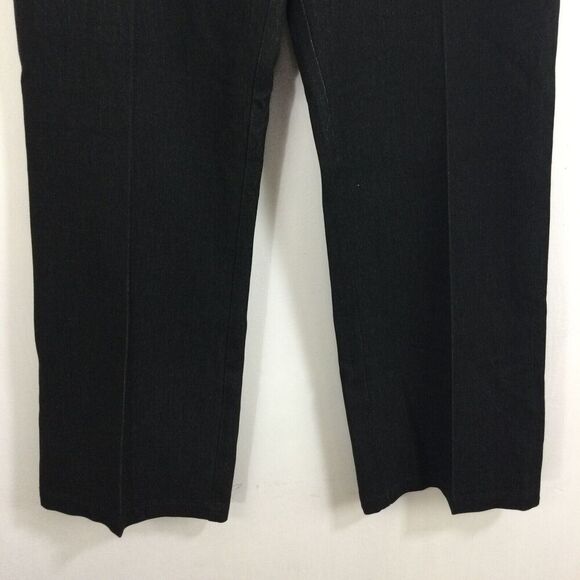 St John Sport By Marie Gray Womens Slash Button Pockets Straight Pants Blue 4 - Picture 3 of 11